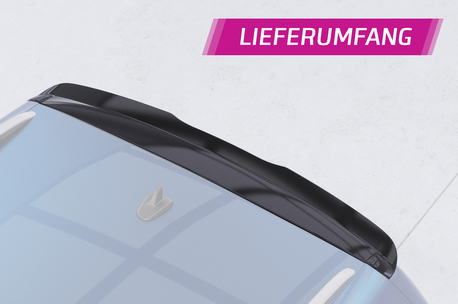 Becquet / Extension CAP pour VW Touran / Touran GP toutes carrosseries (2003-2010) - Fabriqué en ABS (6 finitions au choix)