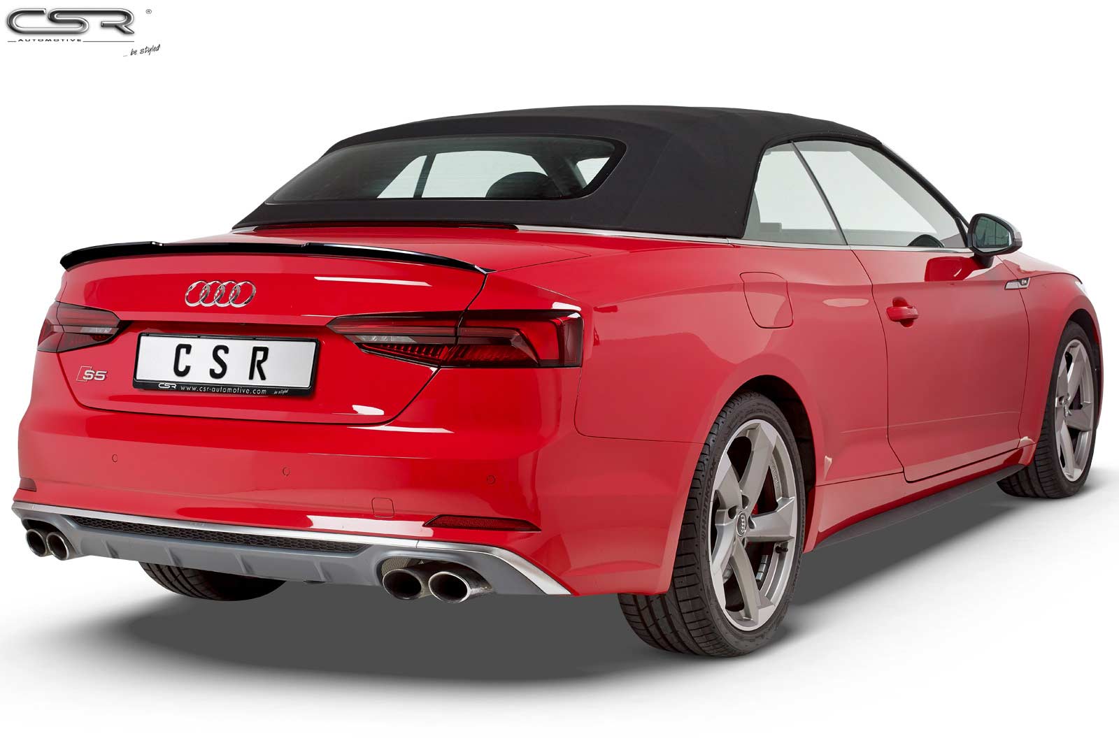 Becquet / Extension CAP pour Audi A5 F5 cabriolet (depuis 2016) - Fabriqué en ABS (6 finitions au choix)