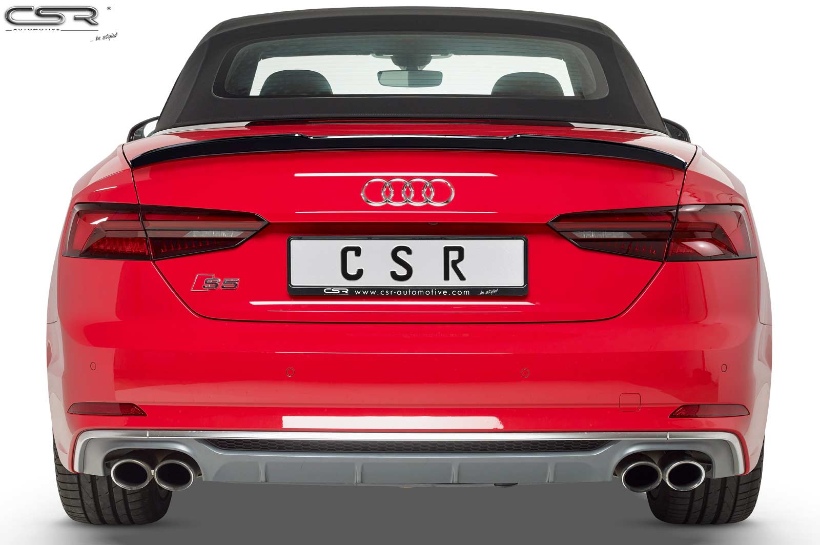 Becquet / Extension CAP pour Audi A5 F5 cabriolet (depuis 2016) - Fabriqué en ABS (6 finitions au choix)