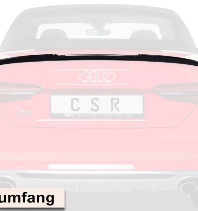 Becquet / Extension CAP pour Audi A5 F5 cabriolet (depuis 2016) - Fabriqué en ABS (6 finitions au choix)