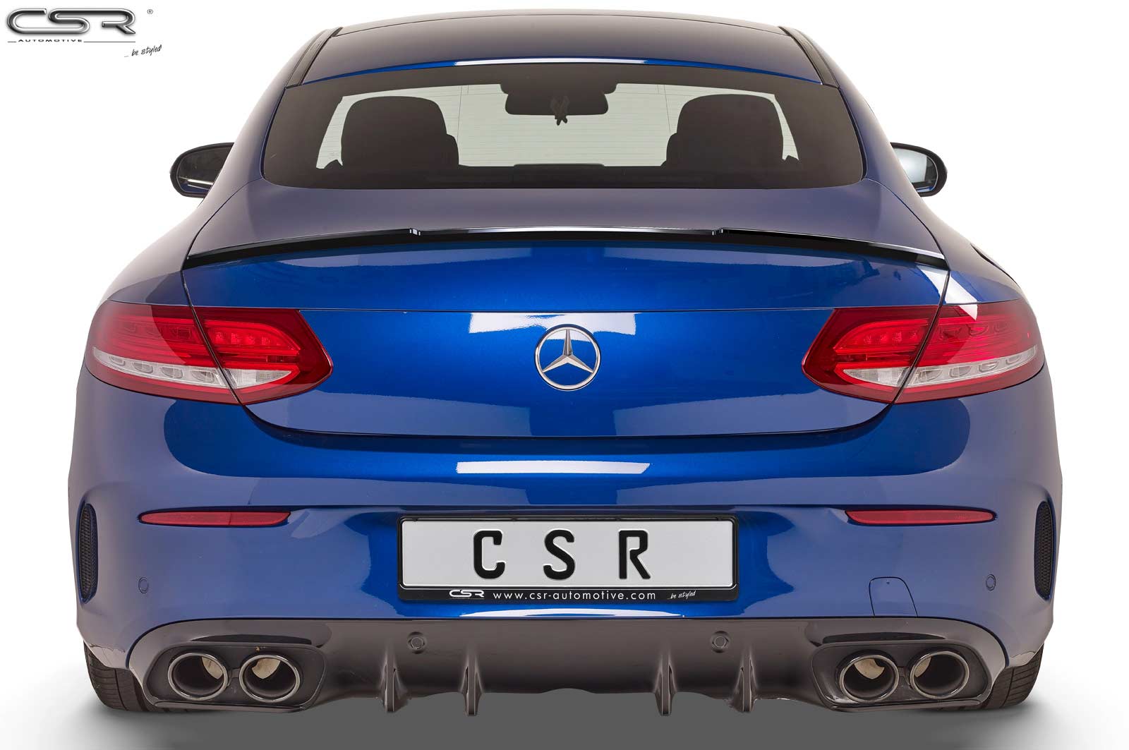 Becquet / Extension CAP pour Mercedes-Benz Classe C C205 coupé (depuis 2015) - Fabriqué en ABS (6 finitions au choix)