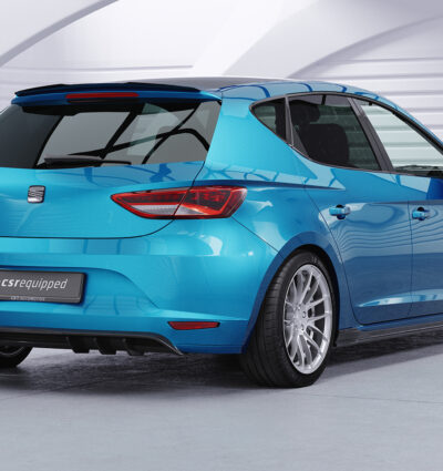Becquet / Extension CAP pour Seat Leon III Typ 5F toutes carrosseries y compris ST / SC (2 / 3 portes) et Cupra (depuis 11/2011) - Fabriqué en ABS (6 finitions au choix)