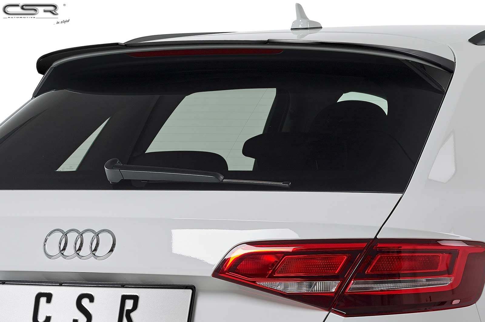 Becquet / Extension CAP pour Audi A3 8V Sportback (5 portes) (2012-2020) - Fabriqué en ABS (6 finitions au choix)