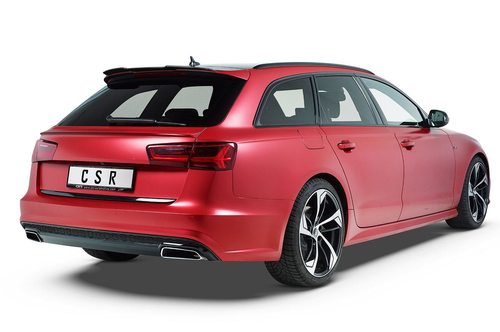 Becquet / Extension CAP pour Audi A6 C7 4G / S6 C7 4G Avant (2011-05/2018) - Fabriqué en ABS (6 finitions au choix)