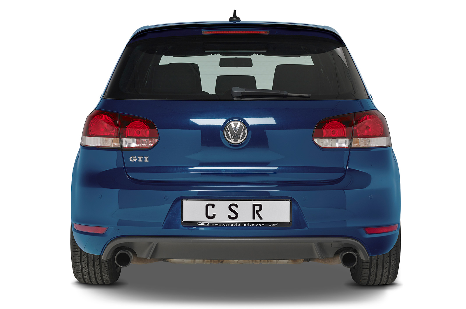 Becquet / Extension CAP pour VW Golf 6 GTI / GTI Edition 35 / GTD / R / R-Line (2008-2012) - Fabriqué en ABS (6 finitions au choix)