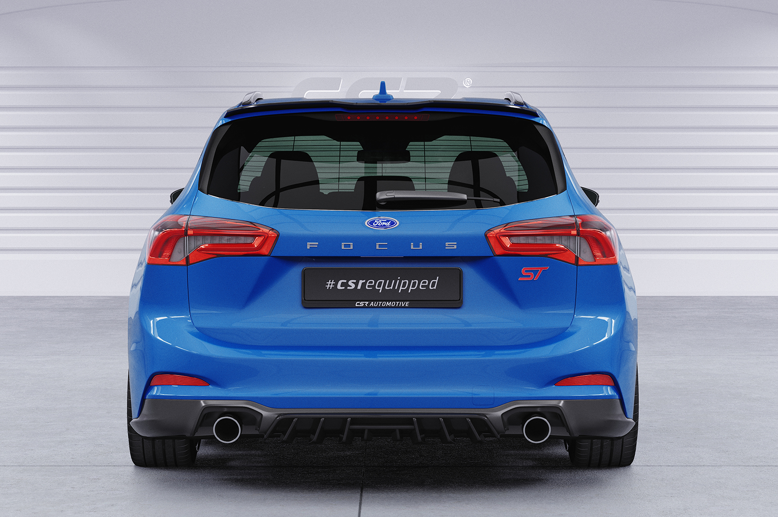 Becquet / Extension CAP pour Ford Focus MK4 ST break et ST break avec pack esthétique (depuis 2018) - Fabriqué en ABS (6 finitions au choix)