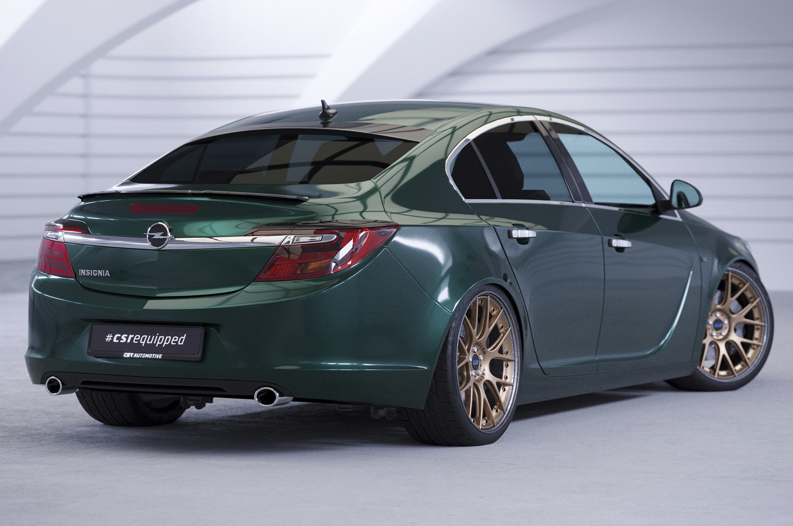 Becquet / Extension CAP pour Opel Insignia A berline / berline (09/2013-2017) - Fabriqué en ABS (6 finitions au choix)