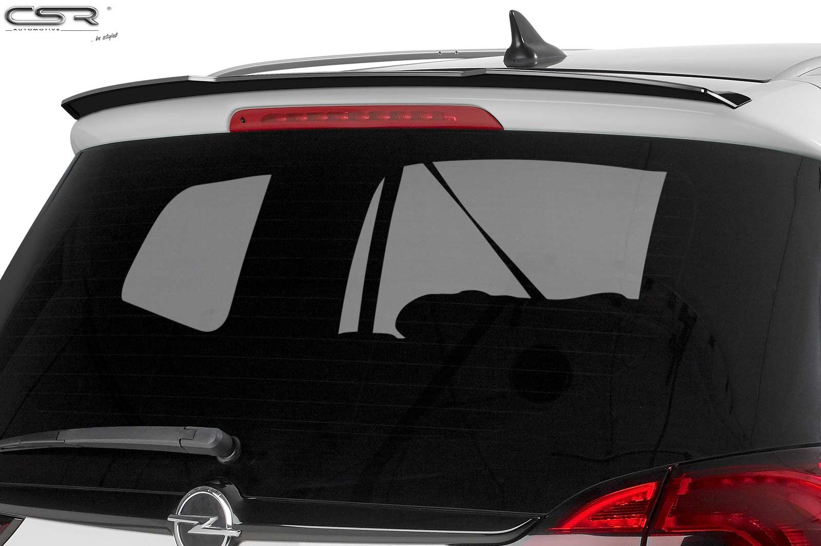 Becquet / Extension CAP pour Opel Zafira C Tourer (depuis 2011) - Fabriqué en ABS (6 finitions au choix)