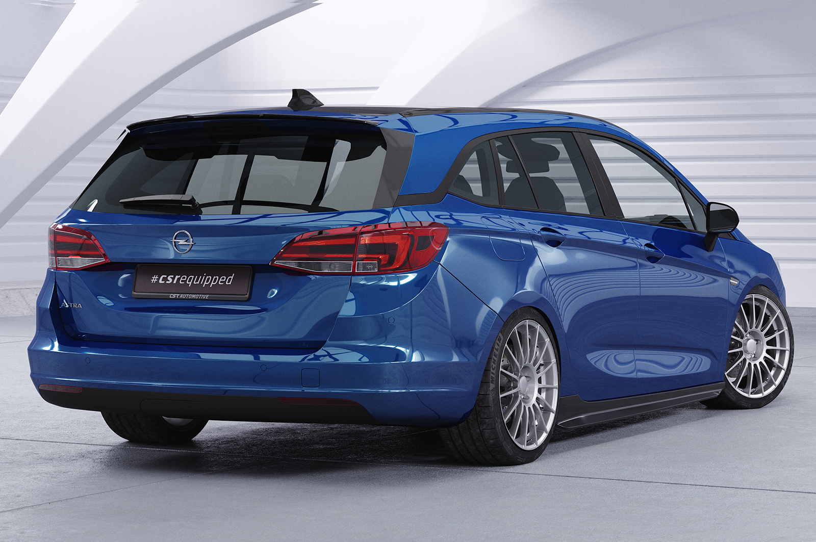 Becquet / Extension CAP pour Opel Astra K Sports Tourer (depuis 10/2015) - Fabriqué en ABS (6 finitions au choix)