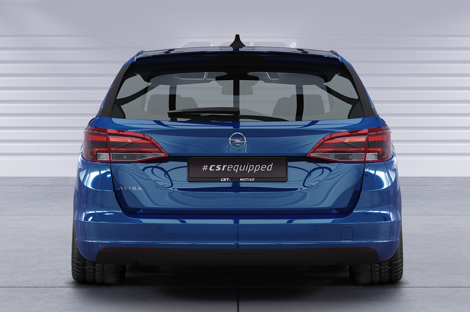 Becquet / Extension CAP pour Opel Astra K Sports Tourer (depuis 10/2015) - Fabriqué en ABS (6 finitions au choix)