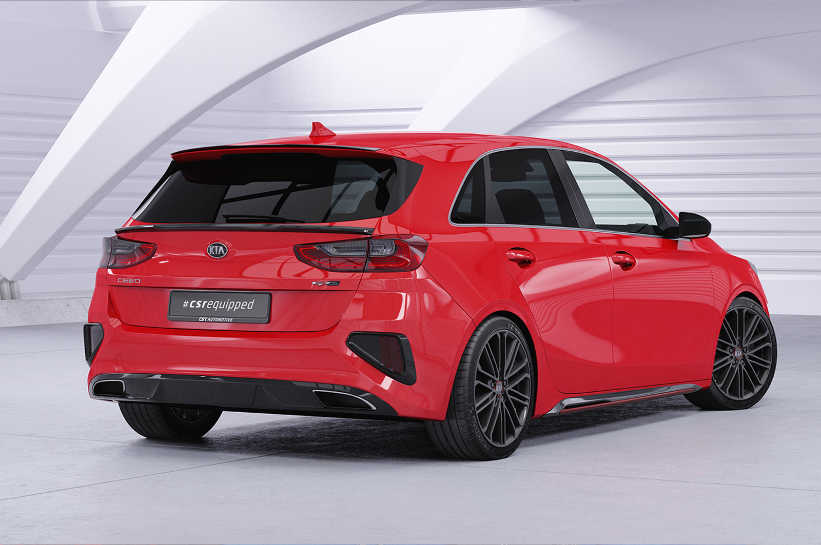 Becquet / Extension CAP pour Kia Ceed (CD) toutes carrosseries (depuis 2018) - Fabriqué en ABS (6 finitions au choix)