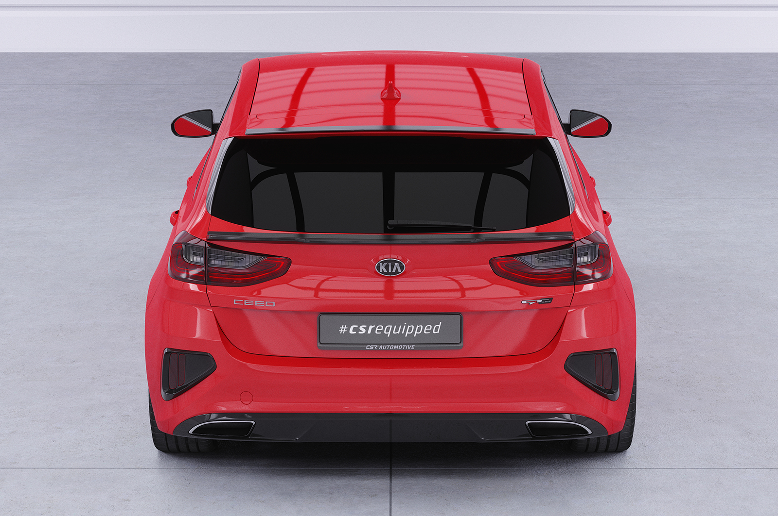 Becquet / Extension CAP pour Kia Ceed (CD) toutes carrosseries (depuis 2018) - Fabriqué en ABS (6 finitions au choix)