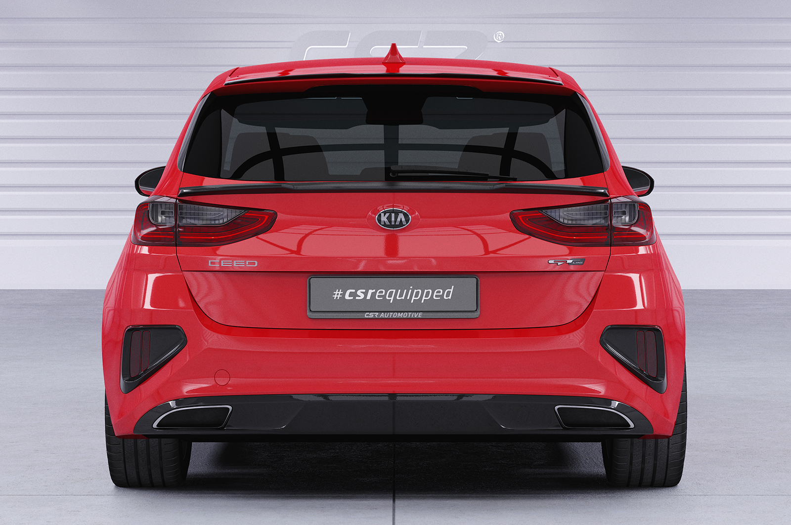 Becquet / Extension CAP pour Kia Ceed (CD) toutes carrosseries (depuis 2018) - Fabriqué en ABS (6 finitions au choix)