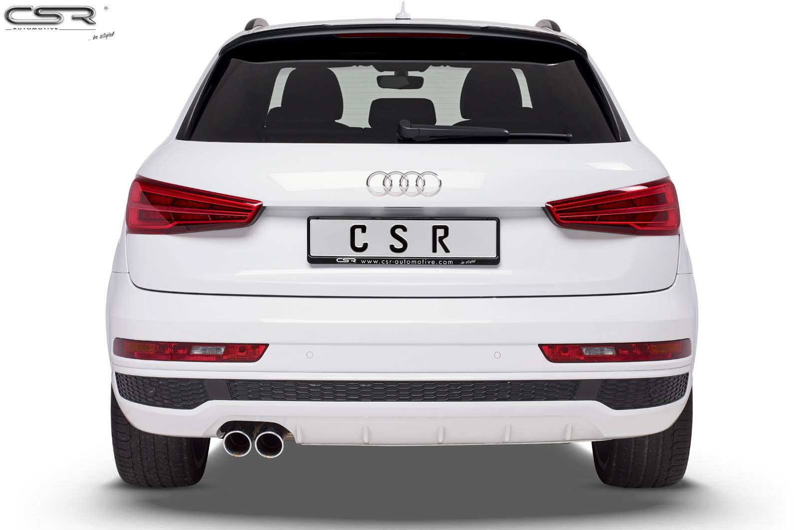 Becquet / Extension CAP pour Audi Q3 (8U) toutes carrosseries (2011-2018) - Fabriqué en ABS (6 finitions au choix)