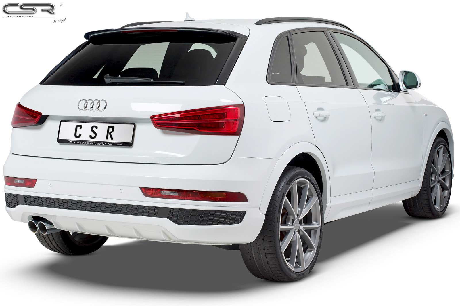 Becquet / Extension CAP pour Audi Q3 (8U) toutes carrosseries (2011-2018) - Fabriqué en ABS (6 finitions au choix)