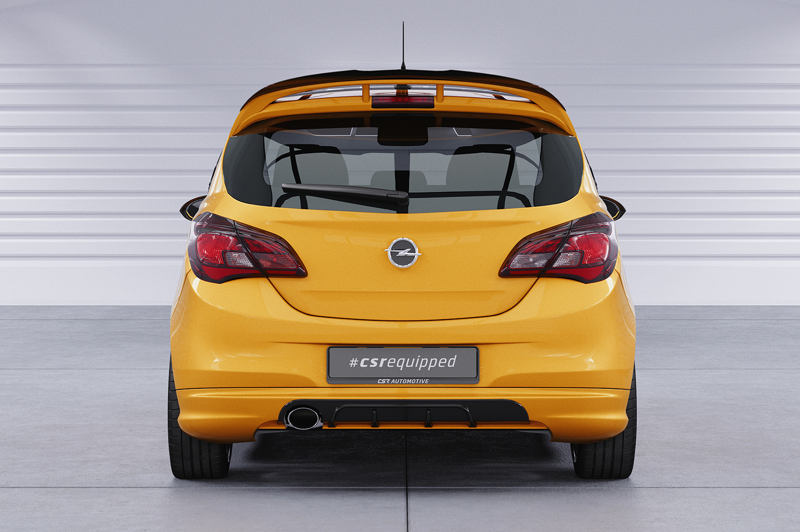 Becquet / Extension CAP pour Opel Corsa E OPC (03/2015-05/2018) - Fabriqué en ABS (6 finitions au choix)