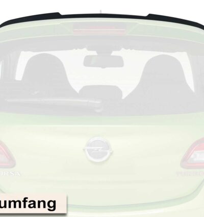 Becquet / Extension CAP pour Opel Corsa E OPC-Line (2014-2019) - Fabriqué en ABS (6 finitions au choix)
