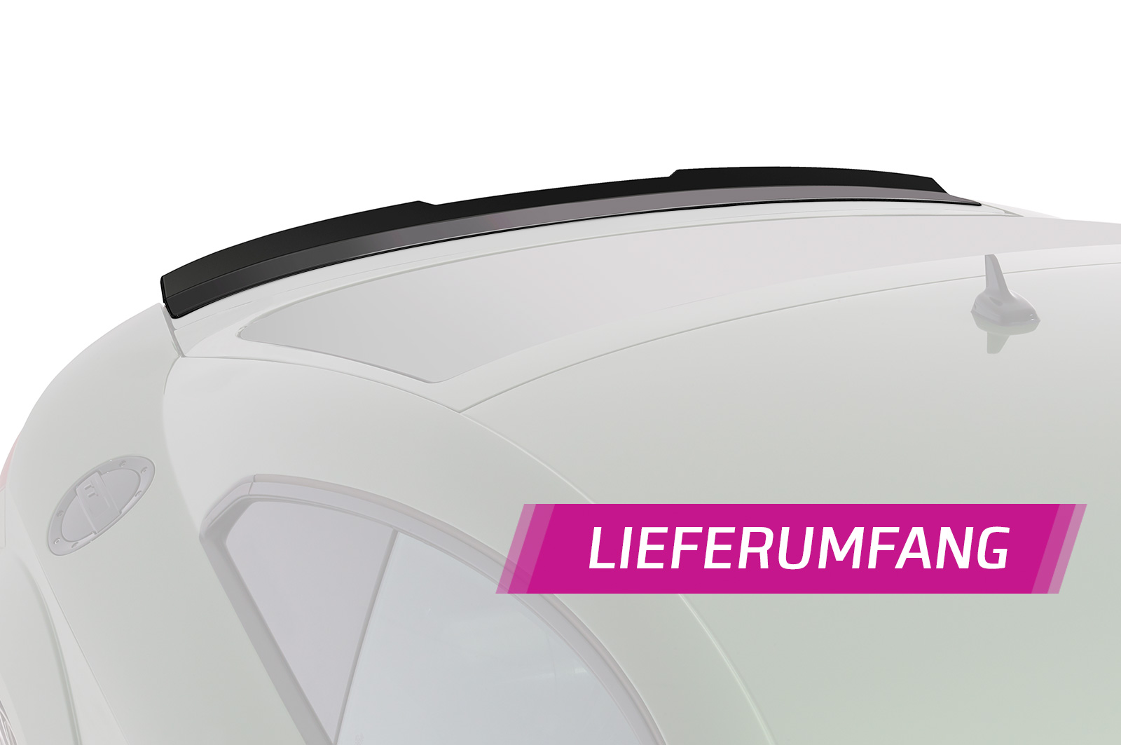 Becquet / Extension CAP pour Audi TT FV / 8S toutes carrosseries (depuis 2014) - Fabriqué en ABS (6 finitions au choix)