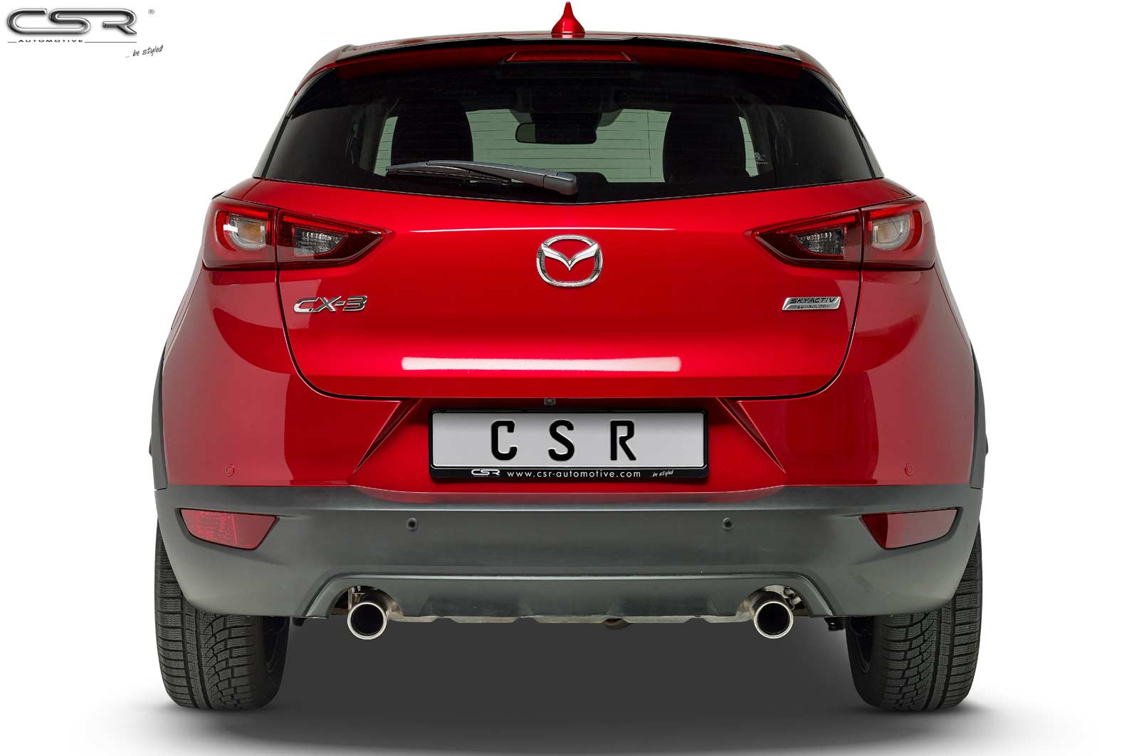 Becquet / Extension CAP pour Mazda CX-3 toutes carrosseries (depuis 2015) - Fabriqué en ABS (6 finitions au choix)