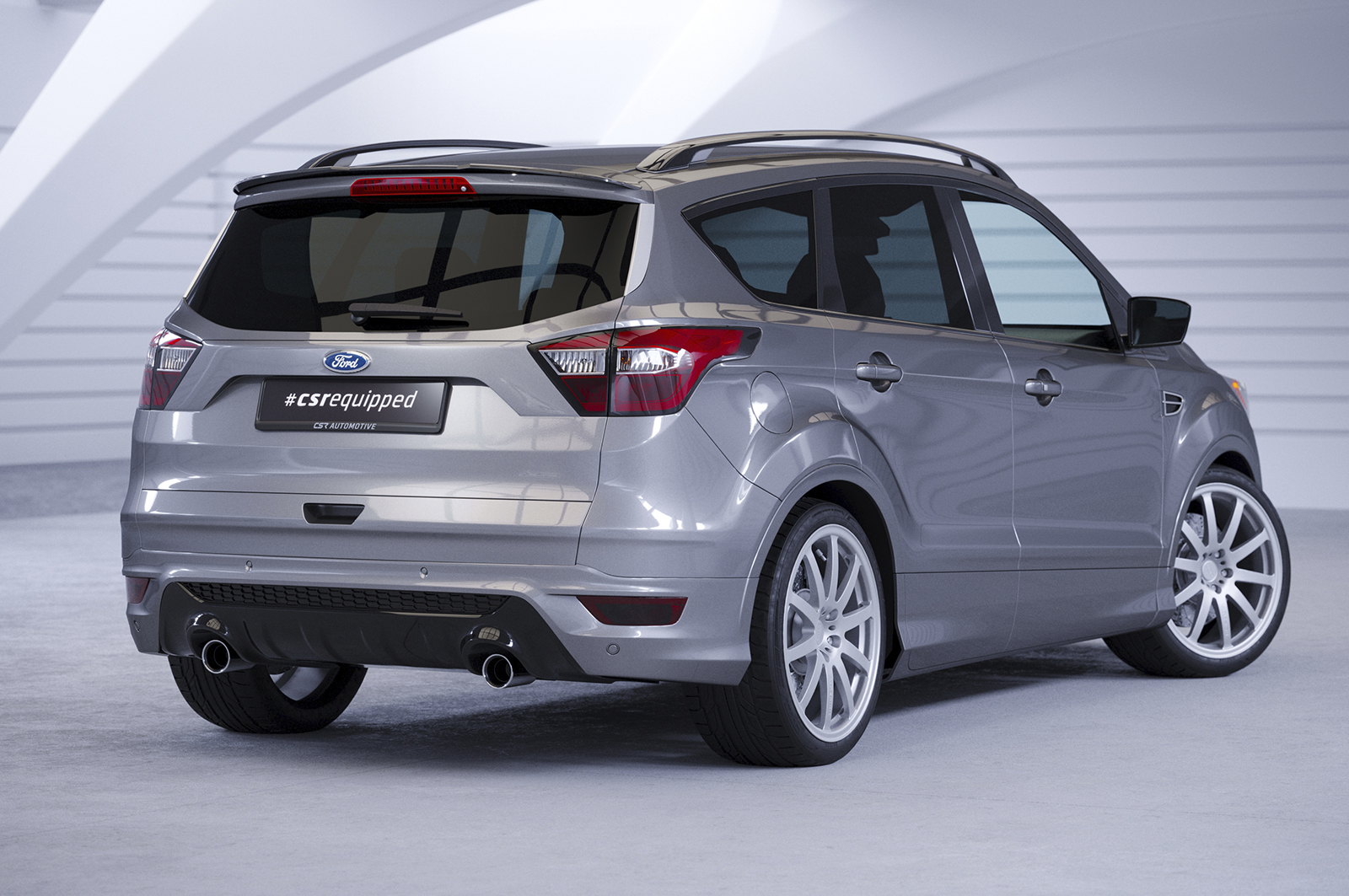 Becquet / Extension CAP pour Ford Kuga 2. Generation toutes carrosseries (2012-2019) - Fabriqué en ABS (6 finitions au choix)