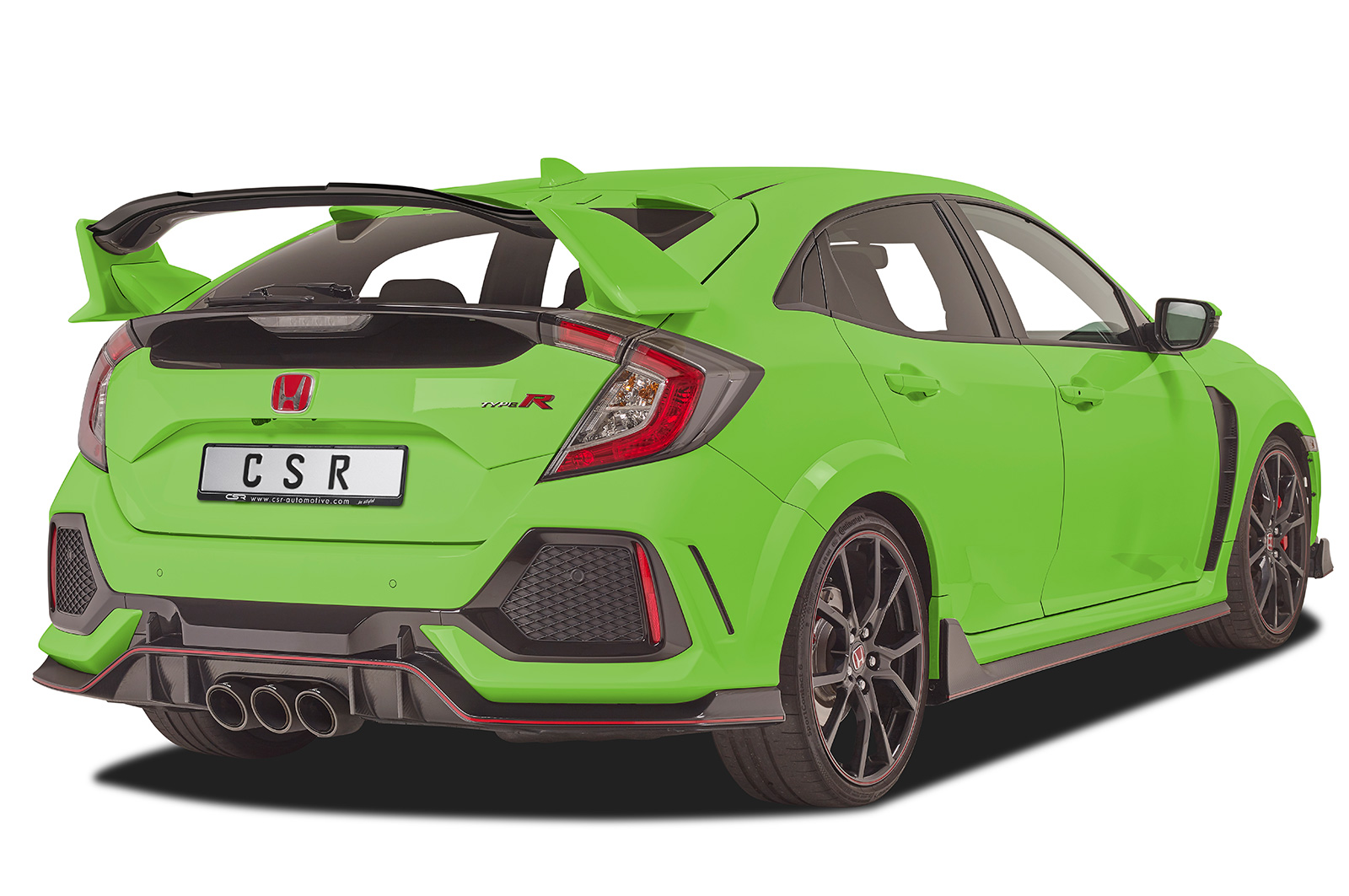 Becquet / Extension CAP pour Honda Civic Type R FK8 toutes carrosseries (depuis 2017) - Fabriqué en ABS (6 finitions au choix)