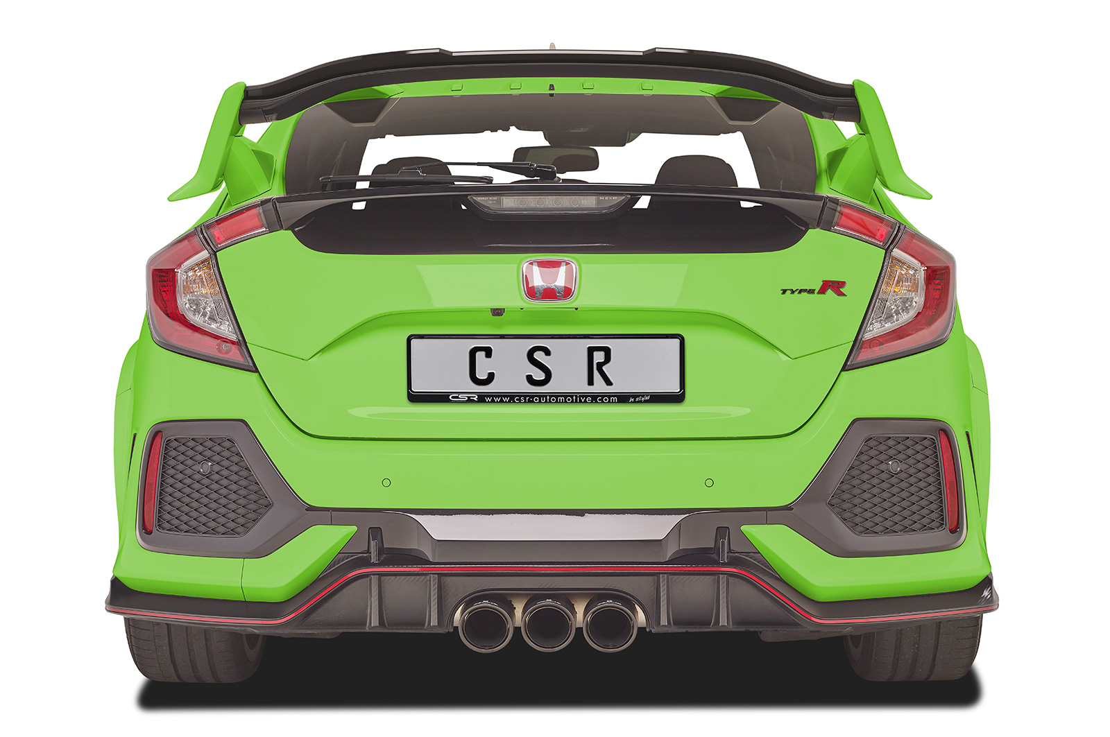 Becquet / Extension CAP pour Honda Civic Type R FK8 toutes carrosseries (depuis 2017) - Fabriqué en ABS (6 finitions au choix)