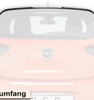 Becquet / Extension CAP pour Opel Corsa F toutes carrosseries (depuis 2019) - Fabriqué en ABS (6 finitions au choix)