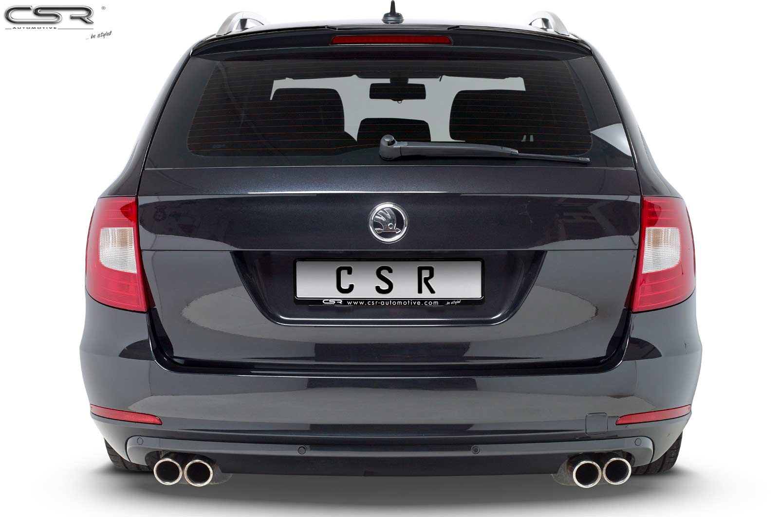 Becquet / Extension CAP pour Skoda Superb II (Typ 3T) break (2008-2015) - Fabriqué en ABS (6 finitions au choix)