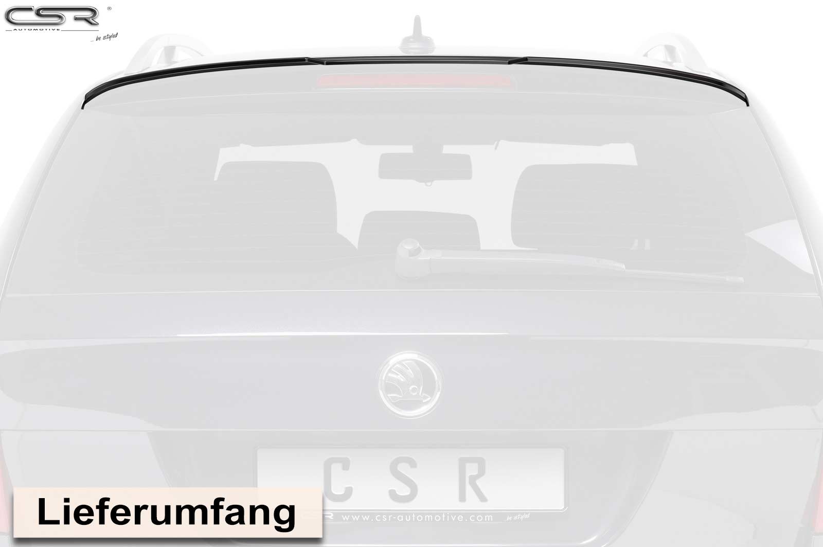 Becquet / Extension CAP pour Skoda Superb II (Typ 3T) break (2008-2015) - Fabriqué en ABS (6 finitions au choix)