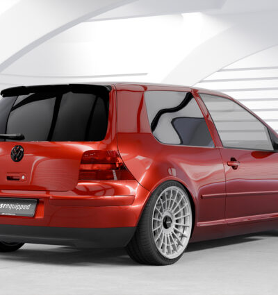 Becquet / Extension CAP pour VW Golf 4 (Typ 1J) hatchback (1997-2003) - Fabriqué en ABS (6 finitions au choix)