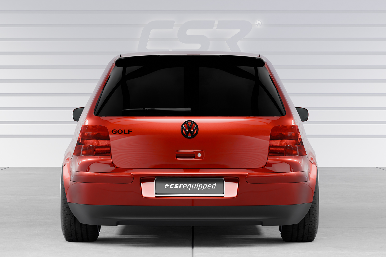 Becquet / Extension CAP pour VW Golf 4 (Typ 1J) hatchback (1997-2003) - Fabriqué en ABS (6 finitions au choix)