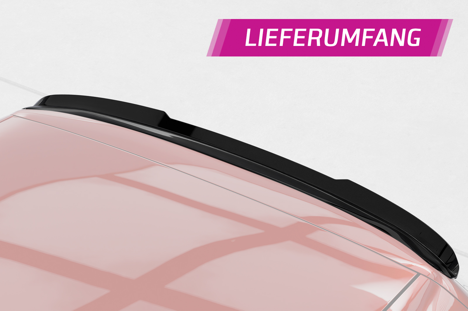Becquet / Extension CAP pour VW Golf 4 (Typ 1J) hatchback (1997-2003) - Fabriqué en ABS (6 finitions au choix)