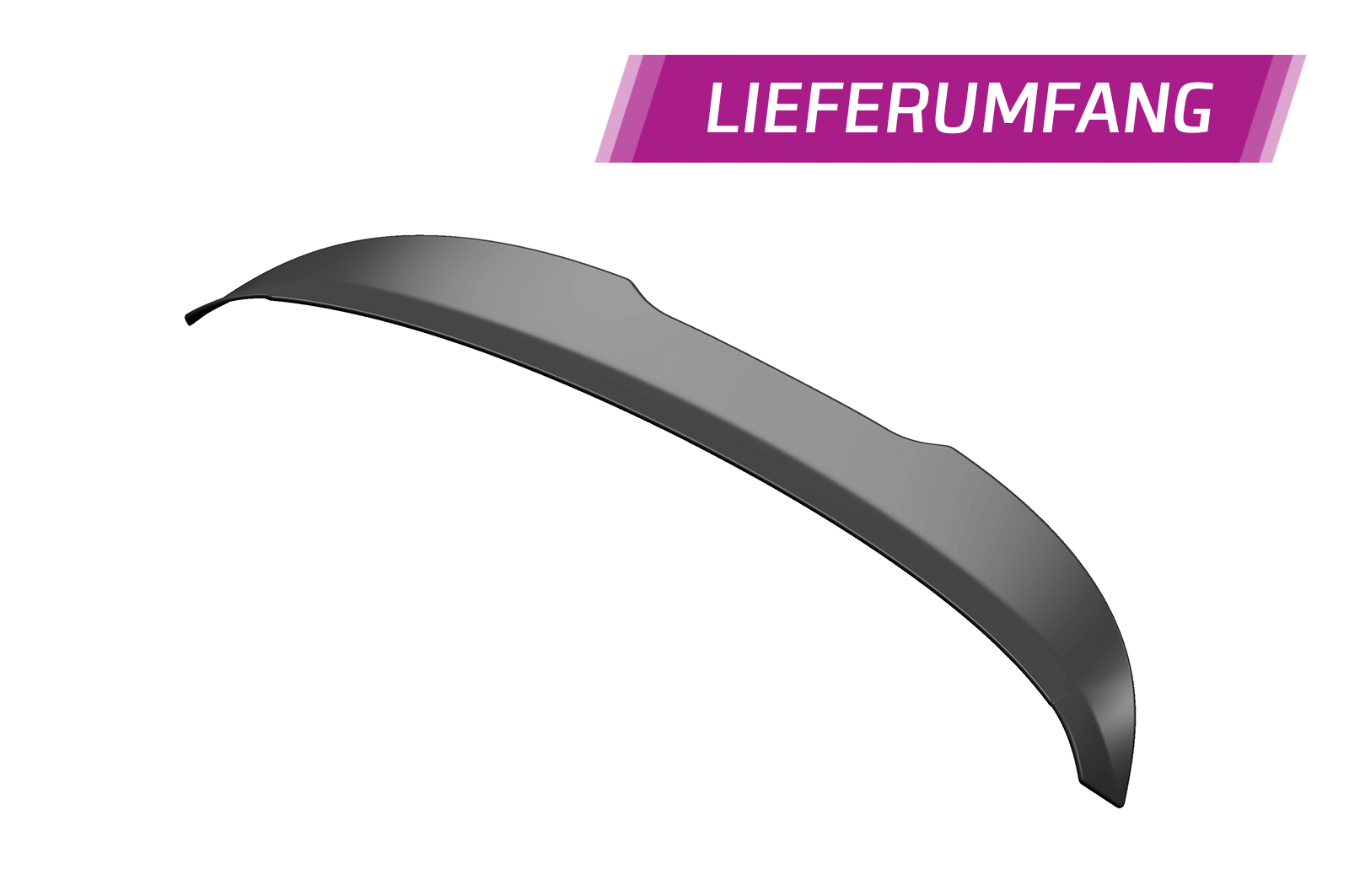 Becquet / Extension CAP pour VW Golf 6 finition de base (2008-2012) - Fabriqué en ABS (6 finitions au choix)