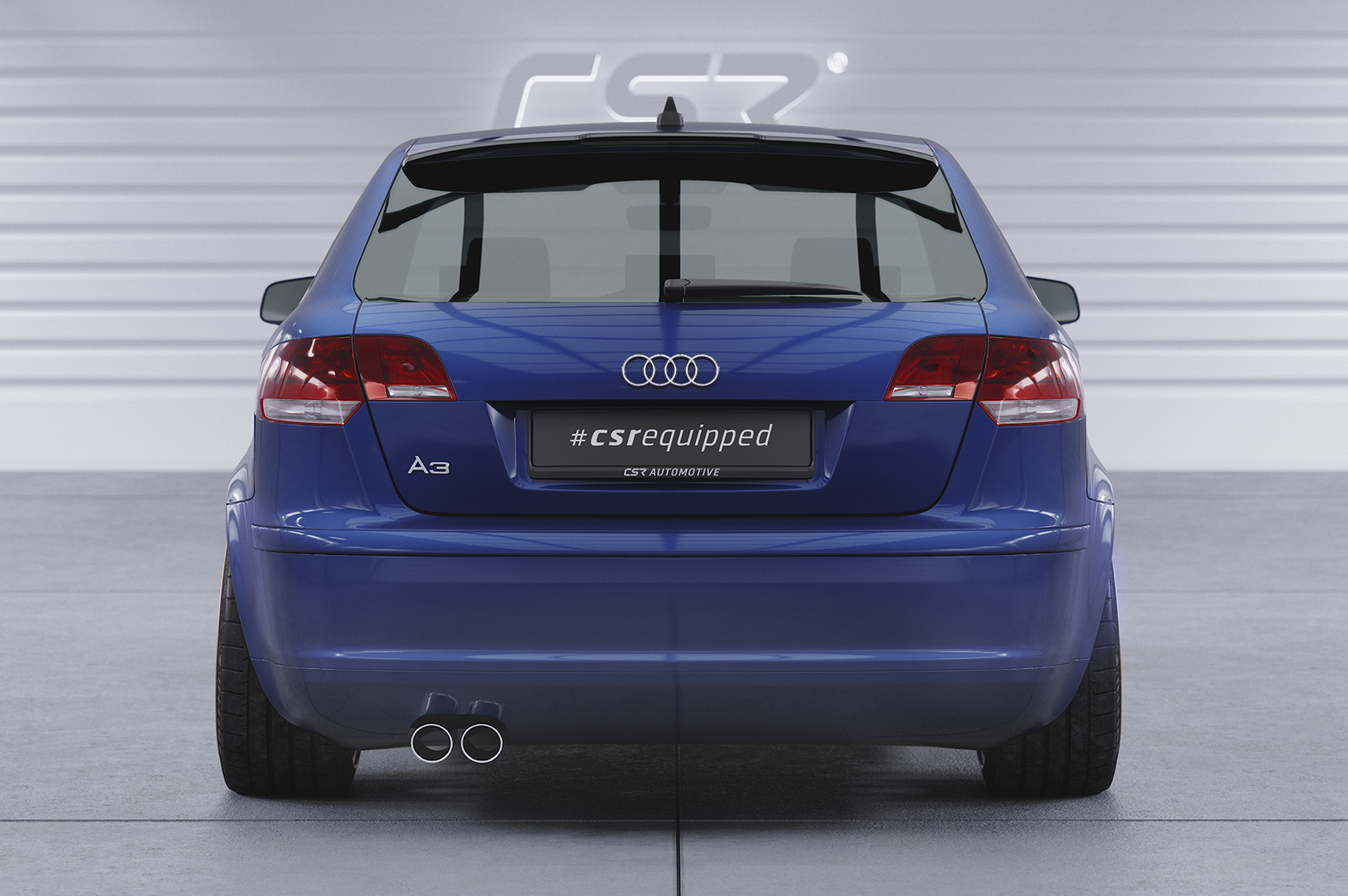 Becquet / Extension CAP pour Audi A3 8PA Sportback (09/2004-10/2012) - Fabriqué en ABS (6 finitions au choix)
