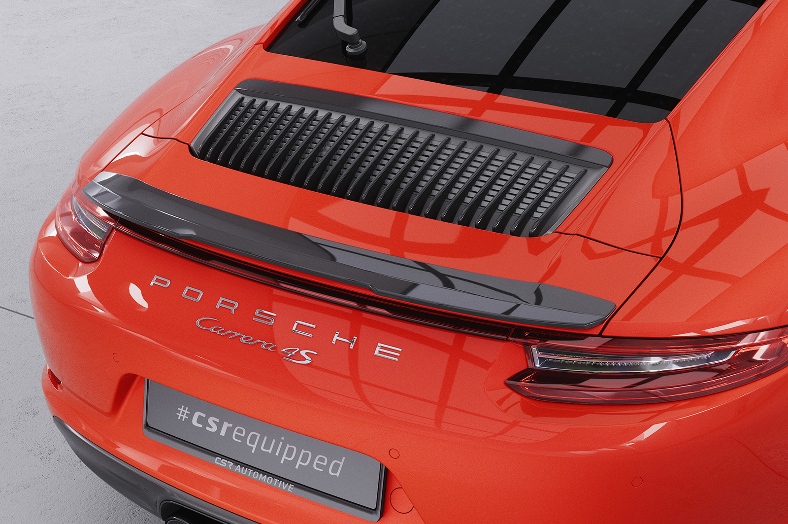 Becquet / Extension CAP pour Porsche 911 / 991 toutes carrosseries (09/2011-12/2019) - Fabriqué en ABS (6 finitions au choix)
