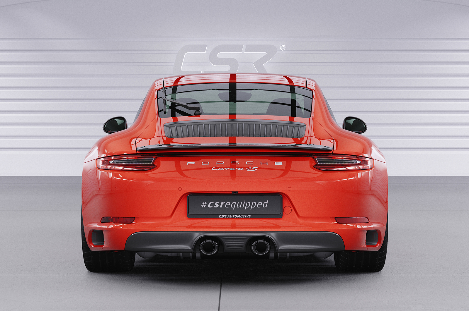 Becquet / Extension CAP pour Porsche 911 / 991 toutes carrosseries (09/2011-12/2019) - Fabriqué en ABS (6 finitions au choix)