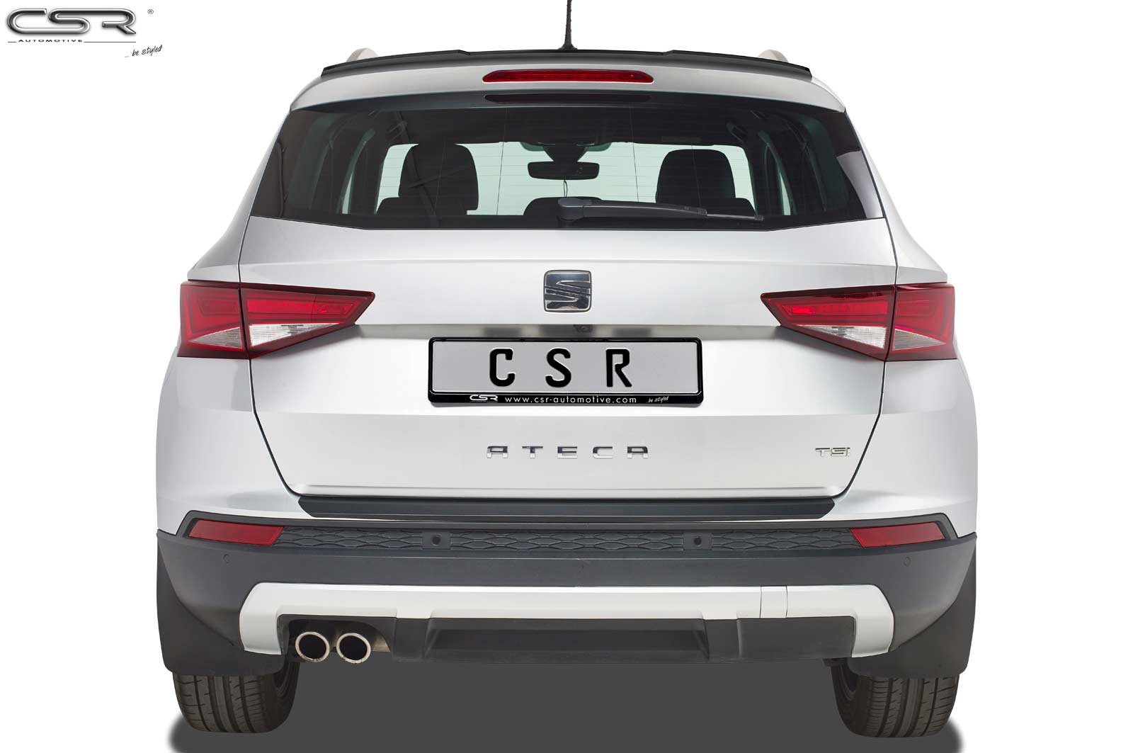 Becquet / Extension CAP pour Seat Ateca (Typ 5FP / KH7) toutes carrosseries (depuis 2016) - Fabriqué en ABS (6 finitions au choix)