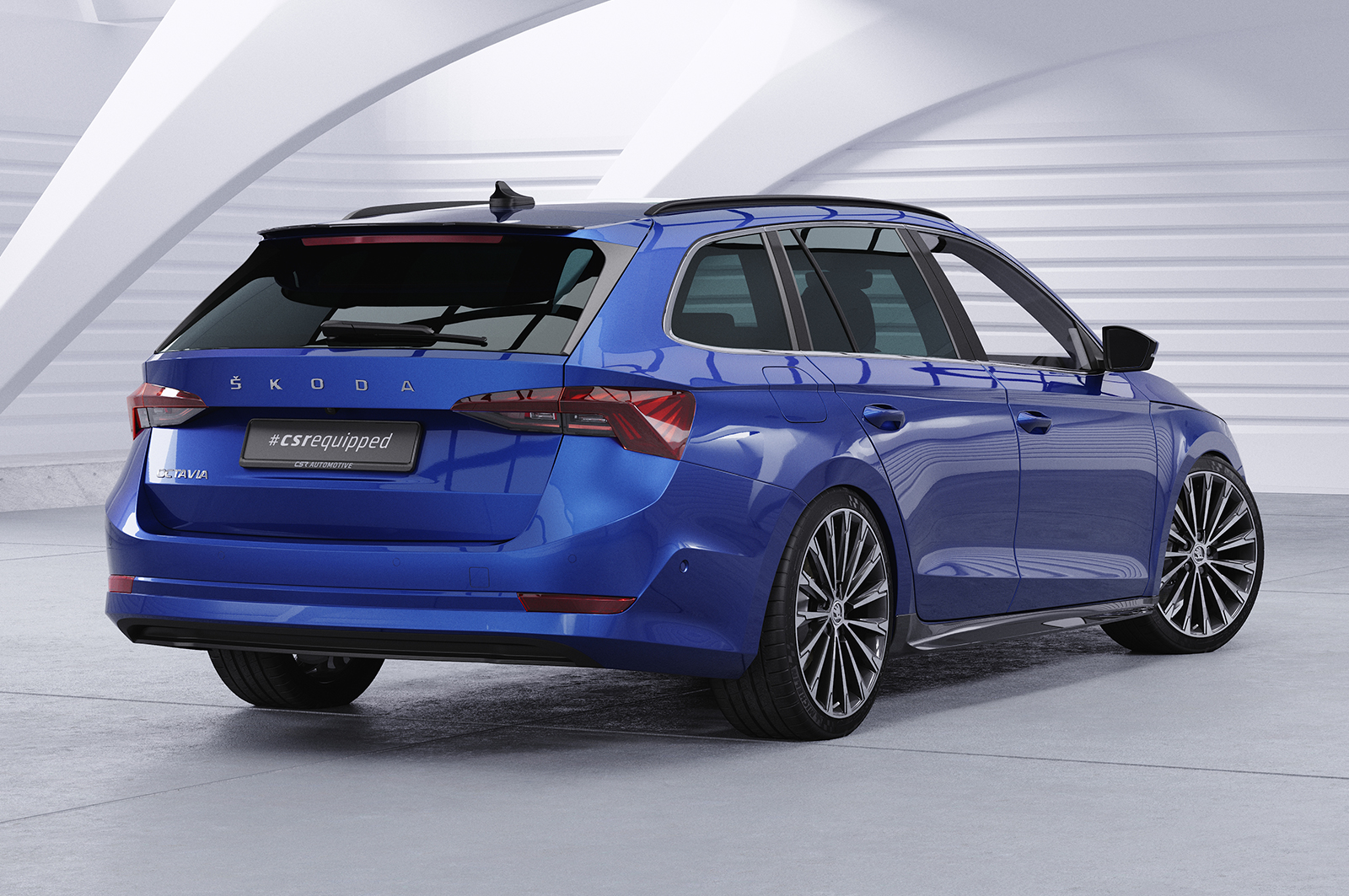 Becquet / Extension CAP pour Skoda Octavia IV break (depuis 2019) - Fabriqué en ABS (6 finitions au choix)