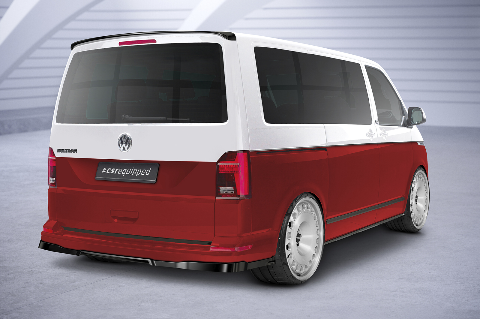 Becquet / Extension CAP pour VW T6 / T6.1 (depuis 2015) - Fabriqué en ABS (6 finitions au choix)