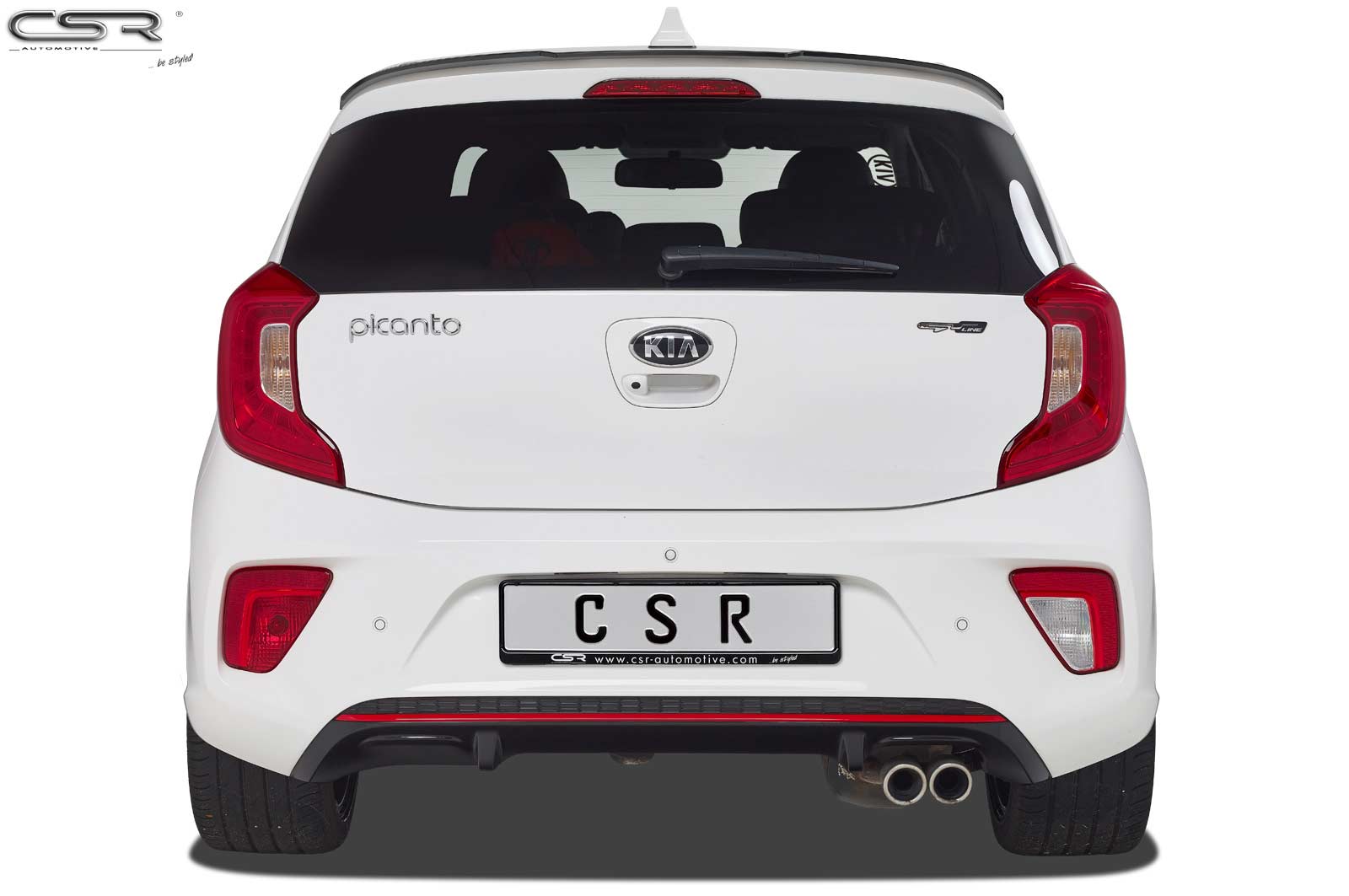 Becquet / Extension CAP pour Kia Picanto (JA) toutes carrosseries (depuis 2017) - Fabriqué en ABS (6 finitions au choix)