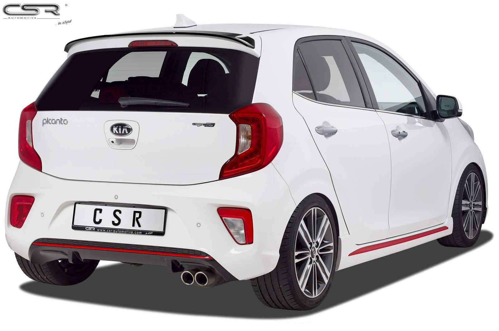 Becquet / Extension CAP pour Kia Picanto (JA) toutes carrosseries (depuis 2017) - Fabriqué en ABS (6 finitions au choix)
