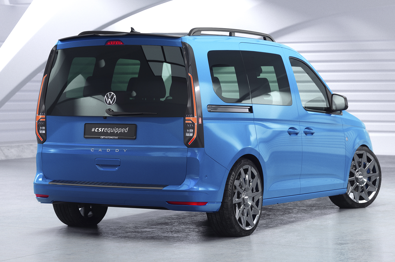 Becquet / Extension CAP pour VW Caddy V toutes carrosseries (depuis 2020) - Fabriqué en ABS (6 finitions au choix)