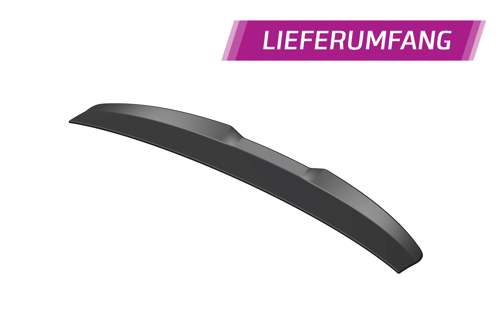 Becquet / Extension CAP pour VW Caddy V toutes carrosseries (depuis 2020) - Fabriqué en ABS (6 finitions au choix)
