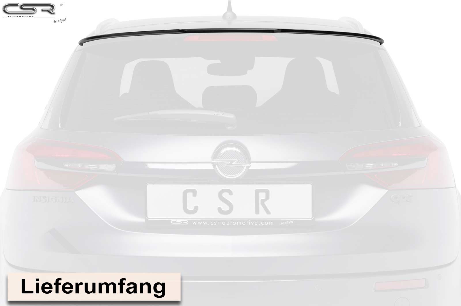 Becquet / Extension CAP pour Opel Insignia A Sports Tourer (2008-2017) - Fabriqué en ABS (6 finitions au choix)