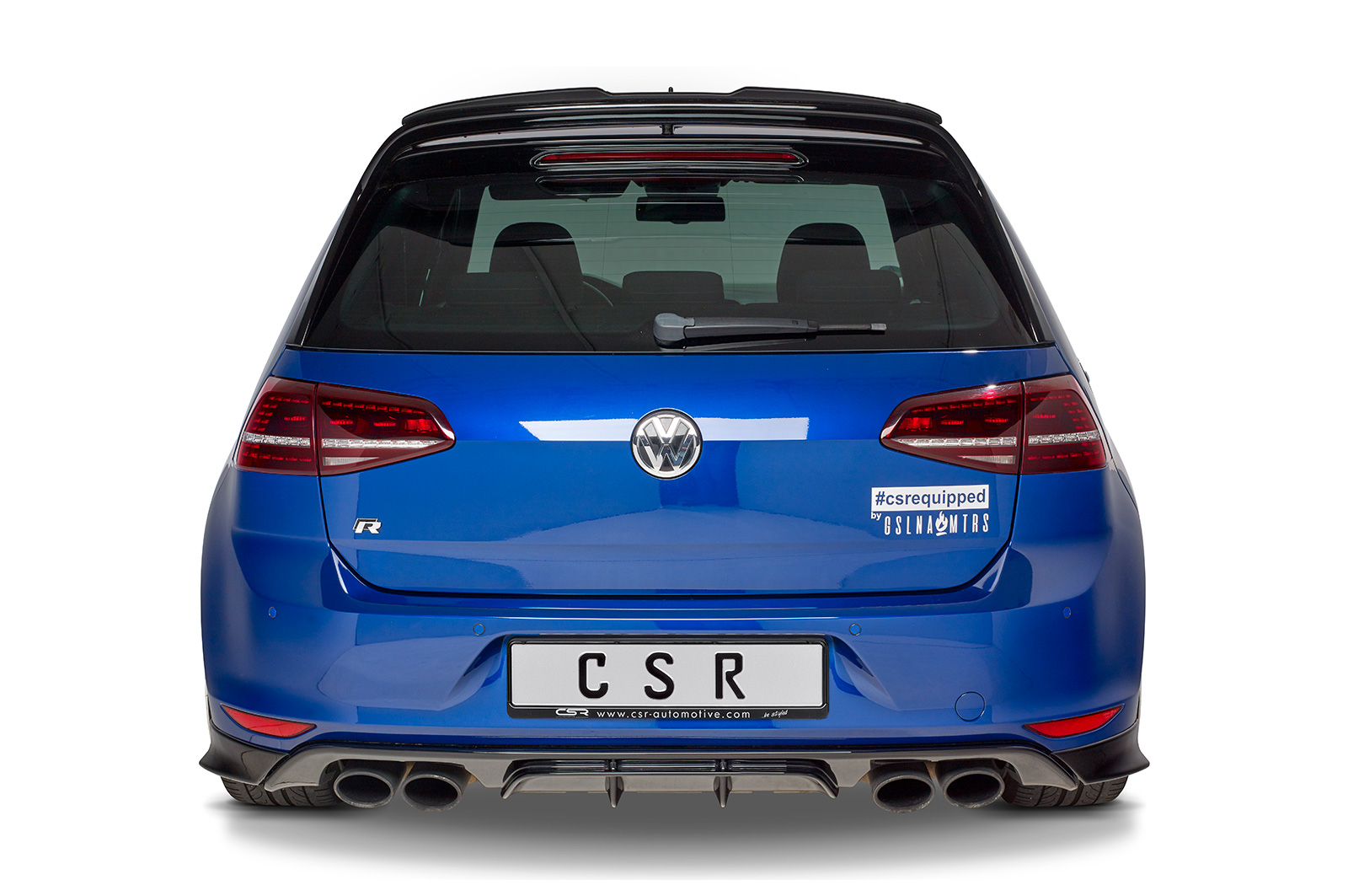 Becquet / Extension CAP pour VW Golf 7 (2012-2019) - Fabriqué en ABS (6 finitions au choix)