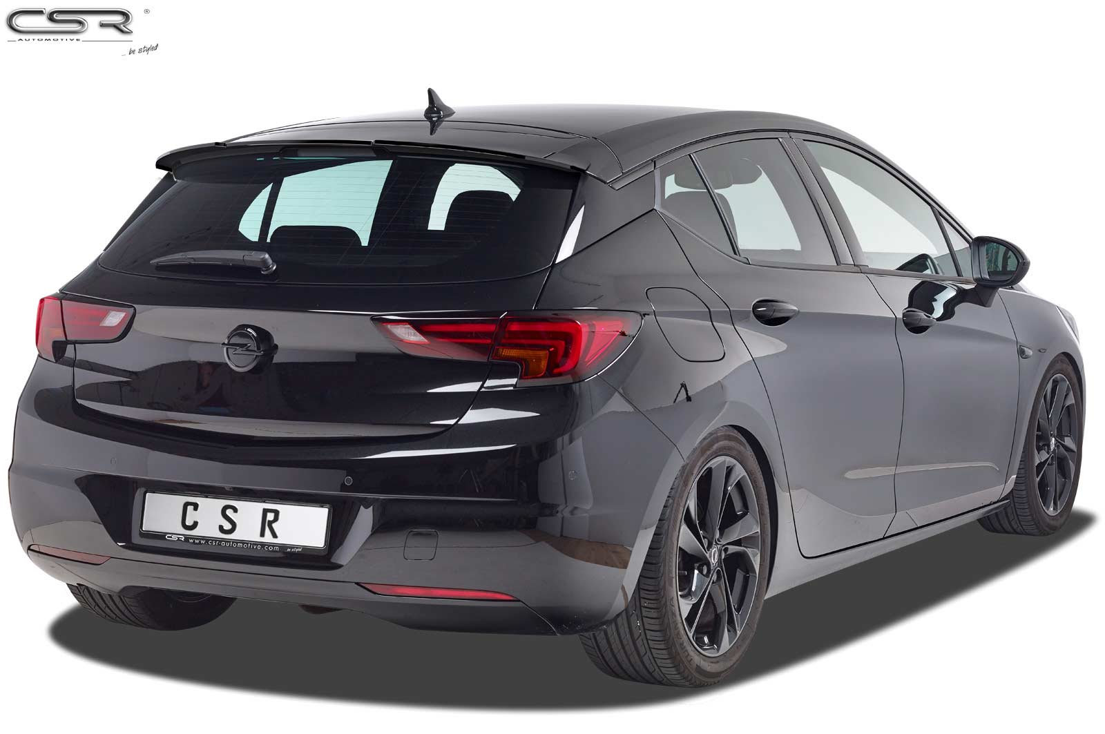 Becquet / Extension CAP pour Opel Astra K hatchback (depuis 2015) - Fabriqué en ABS (6 finitions au choix)
