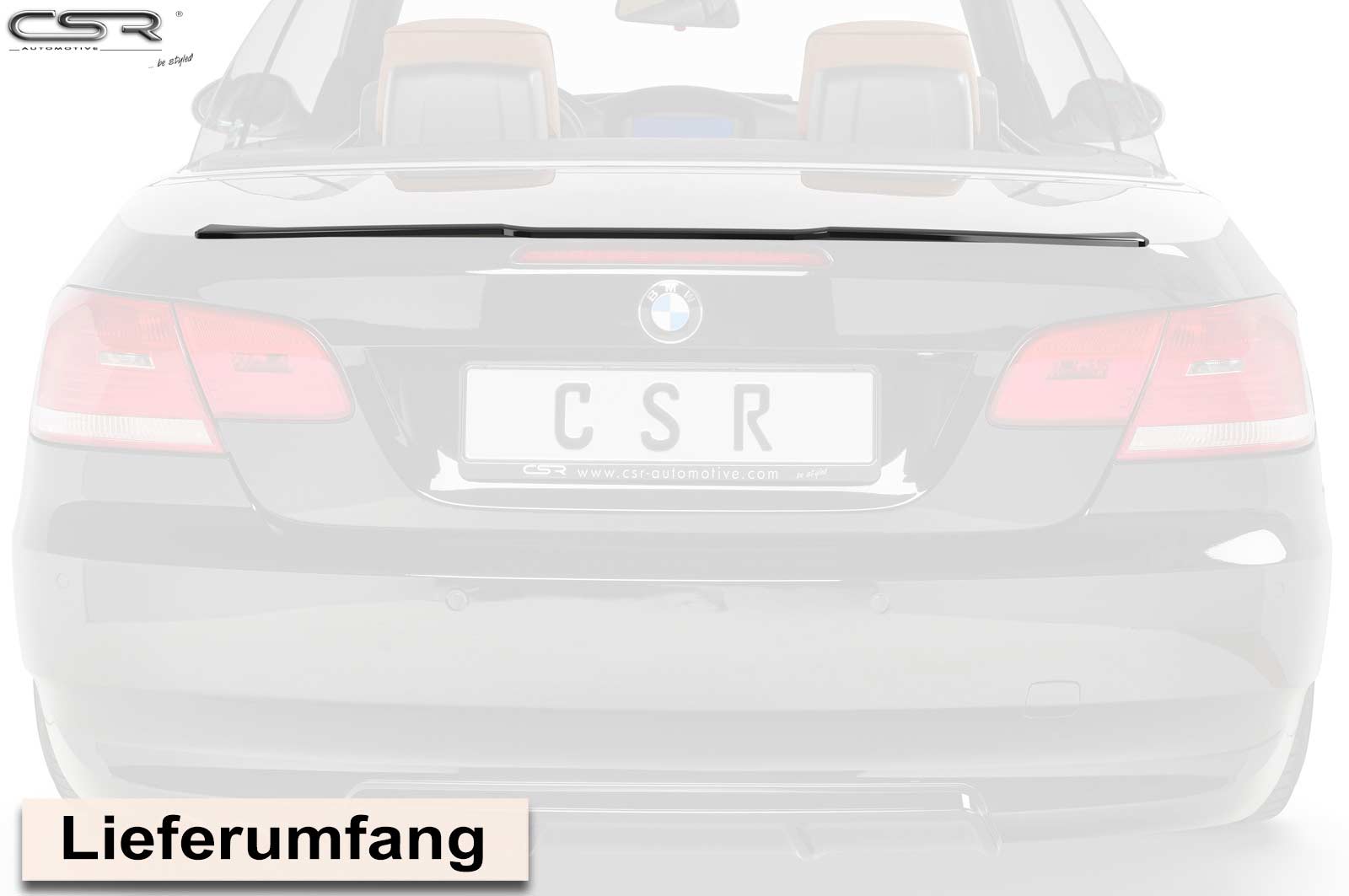 Becquet / Extension CAP pour BMW Série 3 E92 / E93 coupé et cabriolet (2005-2013) - Fabriqué en ABS (6 finitions au choix)