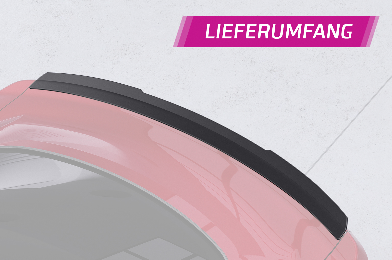 Becquet / Extension CAP pour Ford Mustang VI facelift (depuis 08/2017) - Fabriqué en ABS (6 finitions au choix)