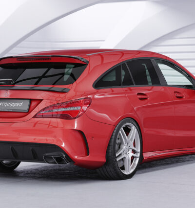 Becquet / Extension CAP pour Mercedes-Benz CLA X117 Shooting Brake (auch AMG et AMG-Line) (2014-2018) - Fabriqué en ABS (6 finitions au choix)
