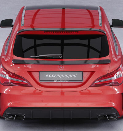 Becquet / Extension CAP pour Mercedes-Benz CLA X117 Shooting Brake (auch AMG et AMG-Line) (2014-2018) - Fabriqué en ABS (6 finitions au choix)